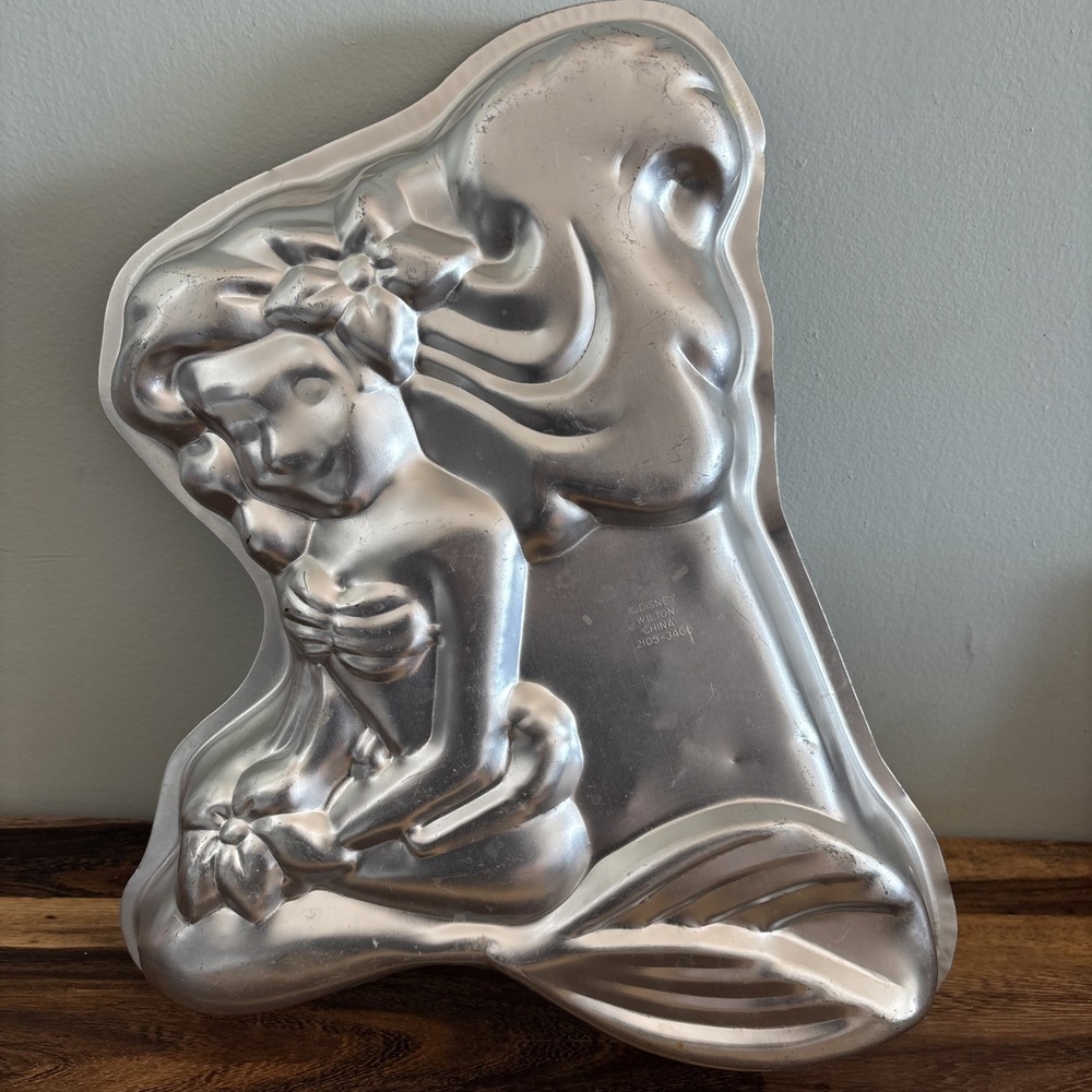 Vintage Wilton Disney The Little Mermaid Ariel Cake Pan~#2105-3400